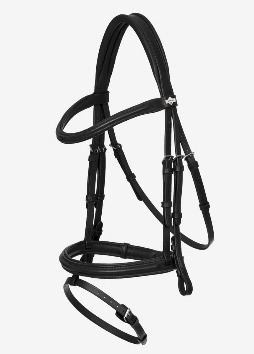 LeMieux Arika Flash Bridle - Black/Silver 4 LeMieux Arika Flash Bridle - Black/Silver - Image 2