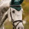 LeMieux Classic Fly Hood - Spruce -Equestrian Supply Store lm fly hood spruce 1rdy