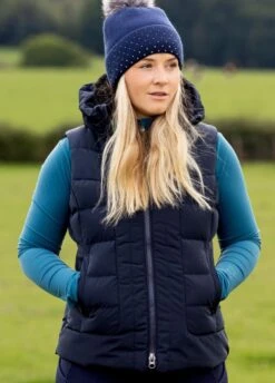 LeMieux Loire Winter Gilet - Navy -Equestrian Supply Store lm gilet navy 2rdy