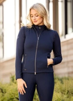 LeMieux Giselle Gilet - Navy 5 LeMieux Giselle Gilet - Navy -Equestrian Supply Store lm giselle gilet navy 2rdy