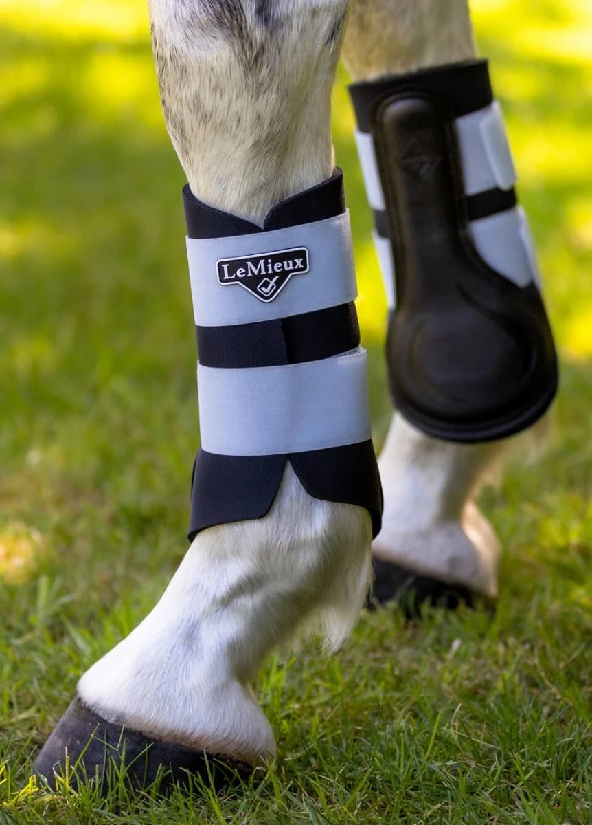 LeMieux Grafter Brushing Boots - Mist 4 LeMieux Grafter Brushing Boots - Mist - Image 2