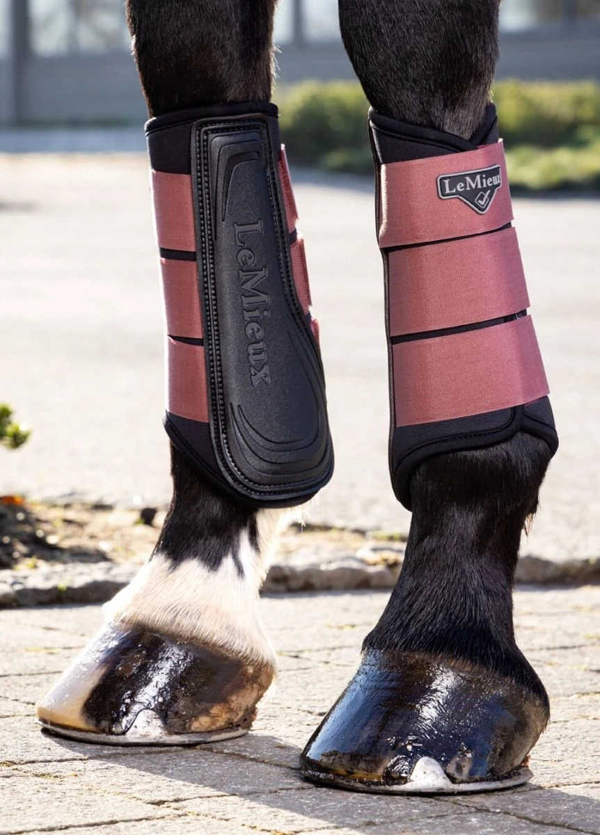 LeMieux Grafter Brushing Boots - Orchid 4 LeMieux Grafter Brushing Boots - Orchid - Image 2