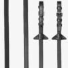 LeMieux Rubber 1/2 Lined Reins - Black/Silver 1 LeMieux Rubber 1/2 Lined Reins - Black/Silver -Equestrian Supply Store lm half rubber black 1rdy