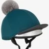 LeMieux Hat Silk - Spruce 2 LeMieux Hat Silk - Spruce -Equestrian Supply Store lm hat silk spruce 1rdy