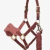 LeMieux Vogue Fleece Headcollar & Leadrope - Orchid -Equestrian Supply Store lm headcollar orchid 2rdy