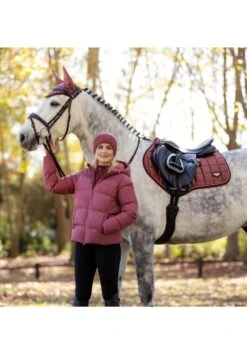 LeMieux Loire Classic CC Square - Orchid -Equestrian Supply Store lm loire cc orchid 2rdy