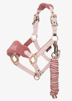 LeMieux Mini Vogue Headcollar & Leadrope - Pink Quartz
