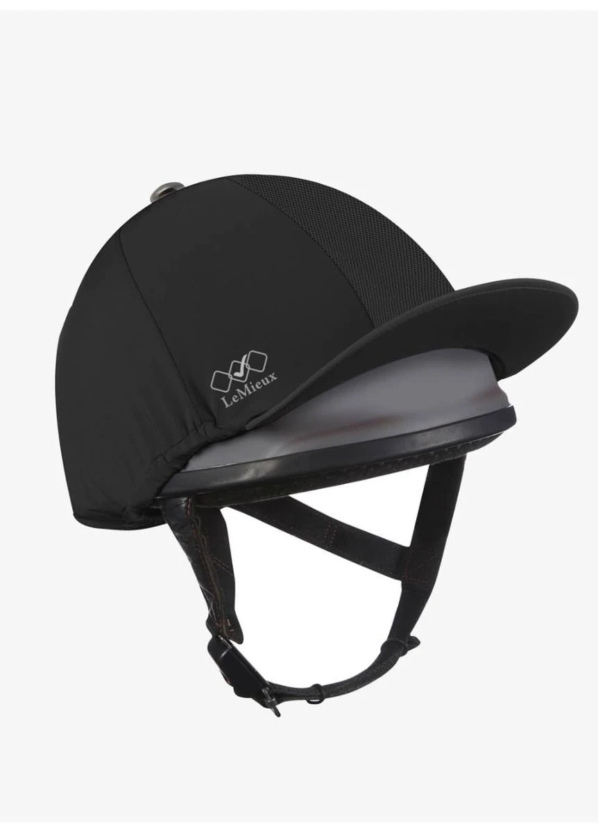 LeMieux Pro Mesh Hat Silk - Black 3 LeMieux Pro Mesh Hat Silk - Black