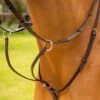 LeMieux Arika Running Martingale - Brown/Silver -Equestrian Supply Store lm running martingale brown 1rdy