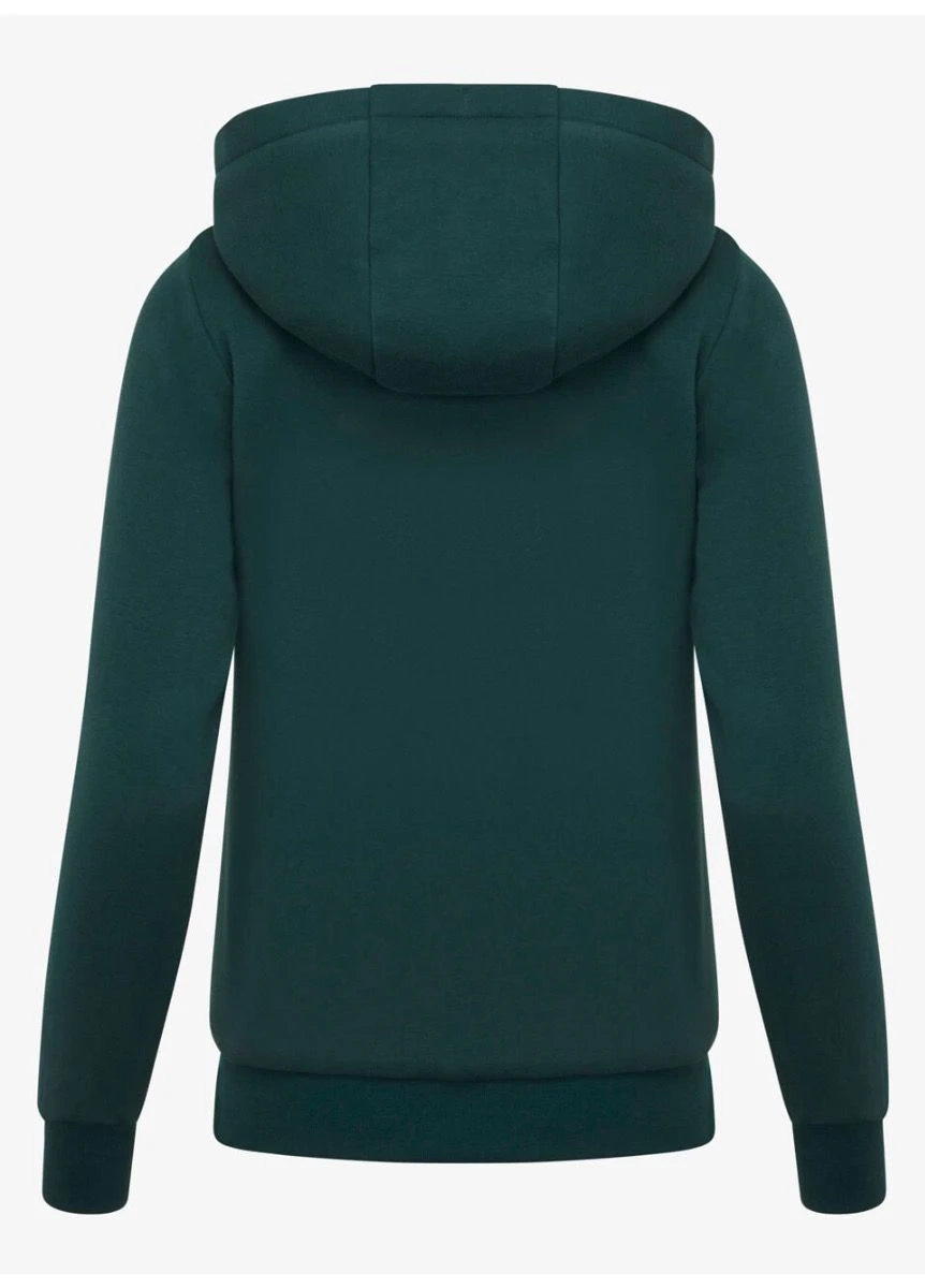 LeMieux Sherpa Lined Hoodie - Spruce 5 LeMieux Sherpa Lined Hoodie - Spruce - Image 3