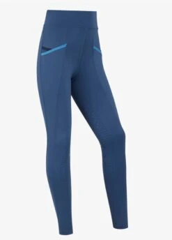 LeMieux Young Rider Pull On Breech - Atlantic -Equestrian Supply Store lm yr breech atlantic 3rdy 1