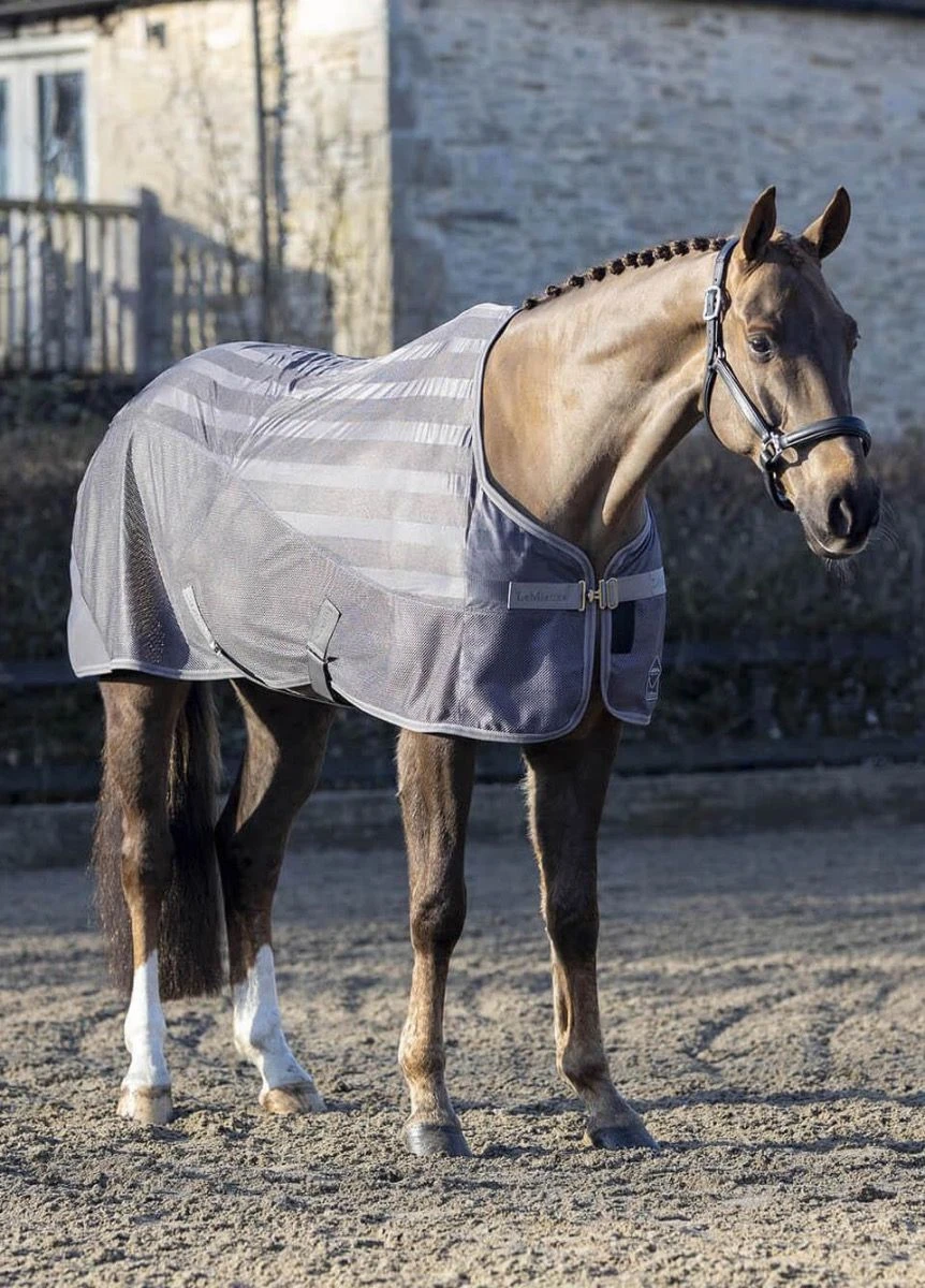 LeMieux Arika Air-Tek Sheet - Grey 3 LeMieux Arika Air-Tek Sheet - Grey