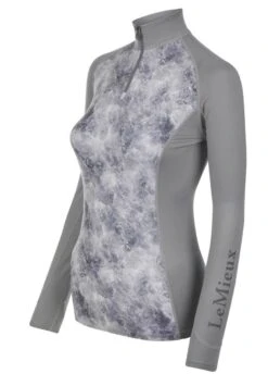 LeMieux Glacé Base Layer - Grey -Equestrian Supply Store lmbasegrey4rdy