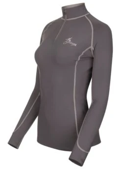 LeMieux Base Layer - Slate Grey -Equestrian Supply Store lmbaseslategrey2rdy