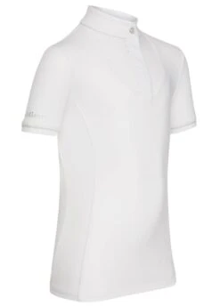 LeMieux Young Rider Belle Show Shirt - White -Equestrian Supply Store lmbellewhite6rdy