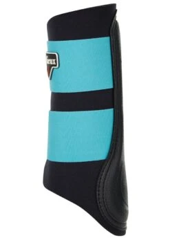 LeMieux Grafter Brushing Boots - Azure -Equestrian Supply Store lmbootazure2rdy