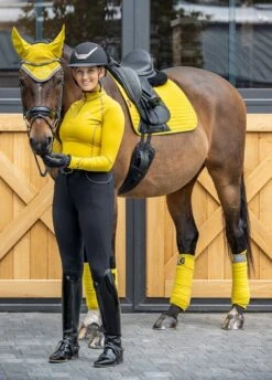 LeMieux Suede Dressage Square - Dijon -Equestrian Supply Store lmdressdijon4rdy