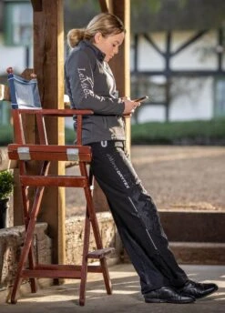 LeMieux Drytex Stormwear Waterproof Trousers - Black 7 LeMieux Drytex Stormwear Waterproof Trousers - Black -Equestrian Supply Store lmdrytexstormwear4rdy