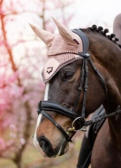 LeMieux Loire Fly Hood - Rosé 5 LeMieux Loire Fly Hood - Rosé -Equestrian Supply Store lmflyhoodrose2rdy