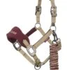 LeMieux Vogue Fleece Headcollar & Leadrope - Rioja -Equestrian Supply Store lmheadcollarriojardy