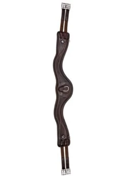 LeMieux Gel-Tek Anatomic Curve Jumping Girth - Brown -Equestrian Supply Store lmjumpgirthbrown2rdy