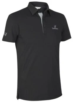 LeMieux Monsieur Mens Polo Shirt - Black -Equestrian Supply Store lmpoloblack3rdy