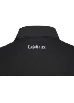 LeMieux Monsieur Mens Polo Shirt - Black -Equestrian Supply Store lmpoloblack5rdy