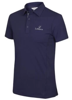 LeMieux Monsieur Mens Polo Shirt - Navy 10 LeMieux Monsieur Mens Polo Shirt - Navy -Equestrian Supply Store lmpolonavy2rdy 1