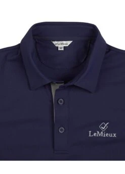 LeMieux Monsieur Mens Polo Shirt - Navy 13 LeMieux Monsieur Mens Polo Shirt - Navy -Equestrian Supply Store lmpolonavy6rdy 1