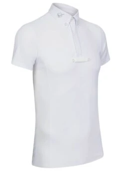 LeMieux Monsieur Mens Competition Shirt - White -Equestrian Supply Store lmshowshirtwhite3rdy