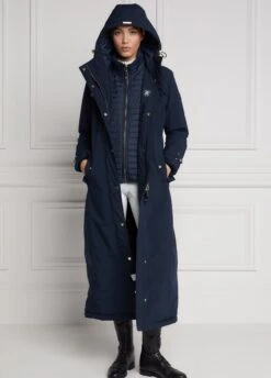 Holland Cooper Longline Training Coat - Ink Navy -Equestrian Supply Store longlinenvy6rdy