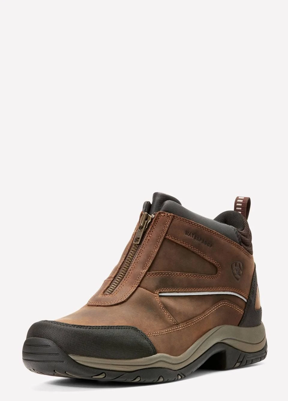 Ariat Mens Telluride Zip H2O Boots - Copper 3 Ariat Mens Telluride Zip H2O Boots - Copper