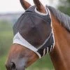 Shires Fine Mesh Fly Mask With Ear Holes - Black 2 Shires Fine Mesh Fly Mask With Ear Holes - Black -Equestrian Supply Store meshmaskwithears