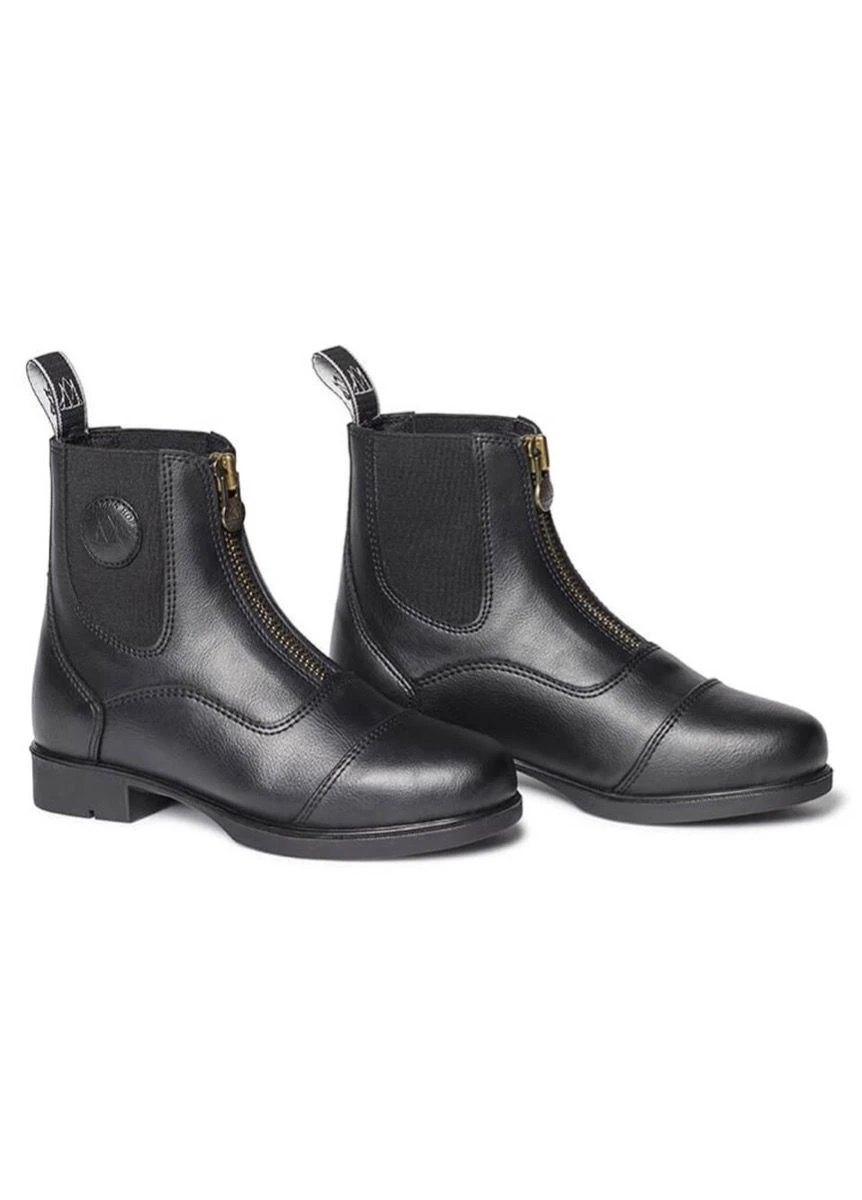 Mountain Horse Veganza Young Paddock Boot - Black 3 Mountain Horse Veganza Young Paddock Boot - Black
