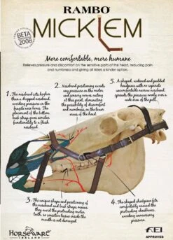 Rambo Micklem Competition Bridle - Brown -Equestrian Supply Store micklemrdy