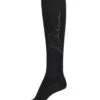 Pikeur Ladies Rhinestud Socks - Black -Equestrian Supply Store pikeurrhinesockblack
