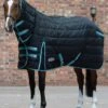 Weatherbeeta ComFiTec PP Channel Quilt Combo Heavy Stable Rug - Blk/Turq 1 Weatherbeeta ComFiTec PP Channel Quilt Combo Heavy Stable Rug - Blk/Turq -Equestrian Supply Store ppchannelquiltheavyy