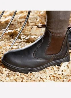 Mountain Horse Protective Jodphur Boots - Dark Brown -Equestrian Supply Store protectivejod2rdy