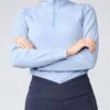PS Of Sweden Wivianne Base Layer - Allure Blue -Equestrian Supply Store ps wivianne allure 1rdy