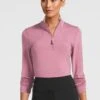 PS Of Sweden Alessandra Base Layer - Roseberry -Equestrian Supply Store psalessandraroseberry4rdy