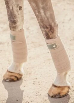 PS Of Sweden Bow Polo Bandages - Thyme -Equestrian Supply Store psbandagethyme2rdy