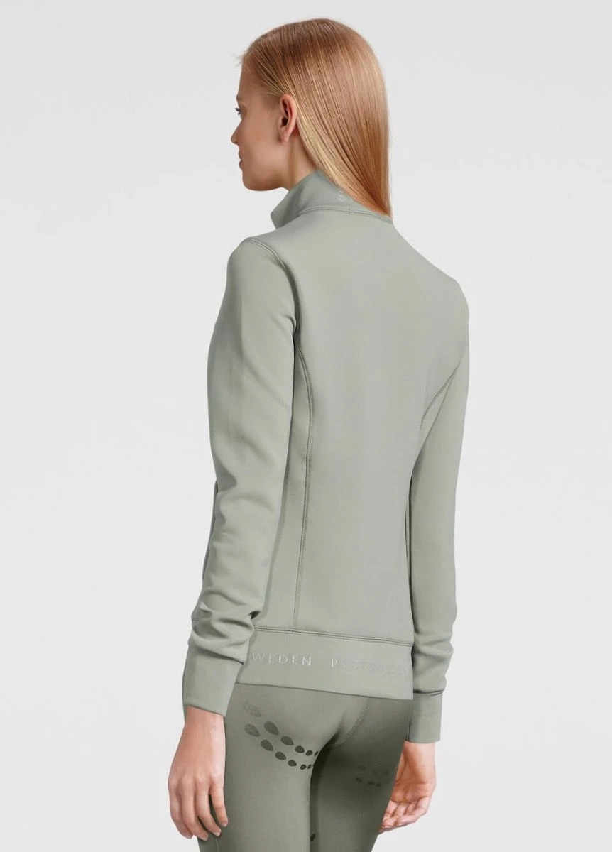 PS Of Sweden Faith Zip Sweater - Thyme 5 PS Of Sweden Faith Zip Sweater - Thyme - Image 3