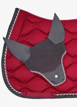 Ps Of Sweden Fly Hood - Scarlet 6 Ps Of Sweden Fly Hood - Scarlet -Equestrian Supply Store psflyhatpadscarletrdy