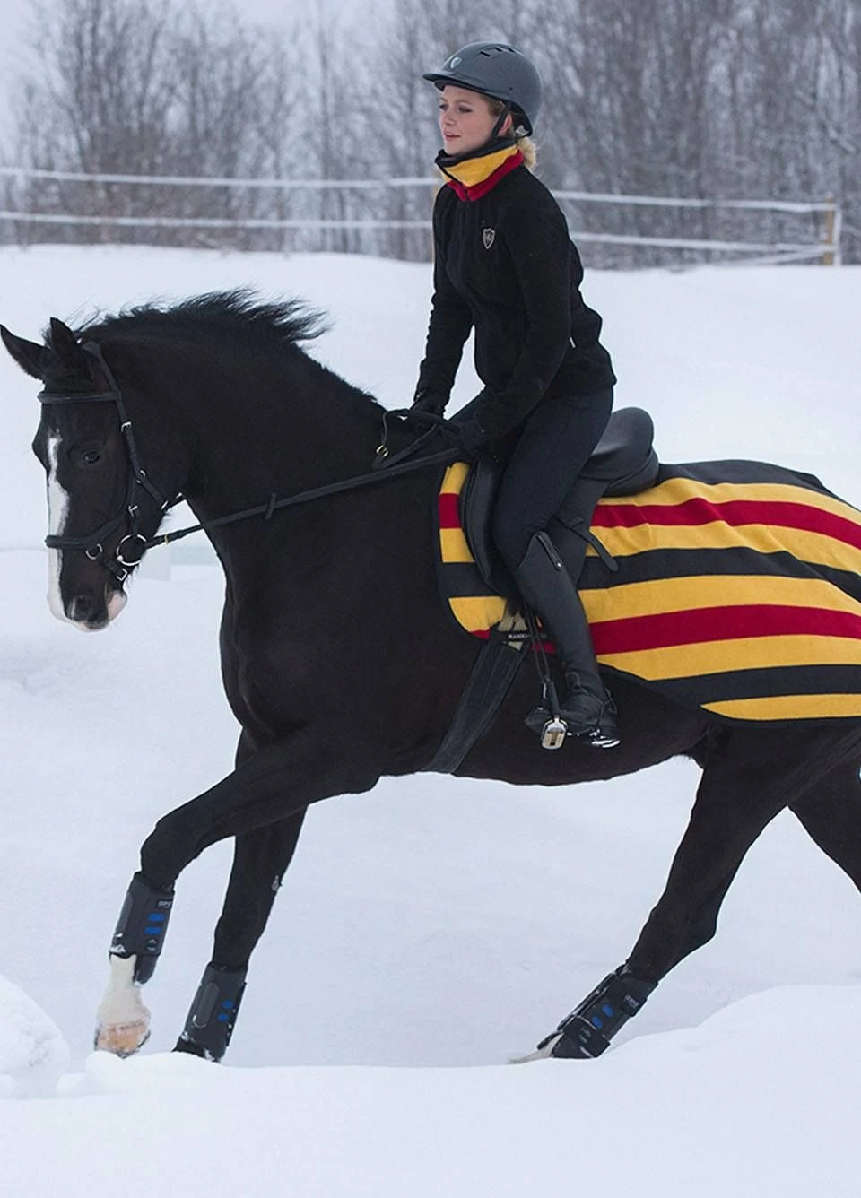 Rambo Fleece Competition Sheet - Witney Gold Stripe 3 Rambo Fleece Competition Sheet - Witney Gold Stripe