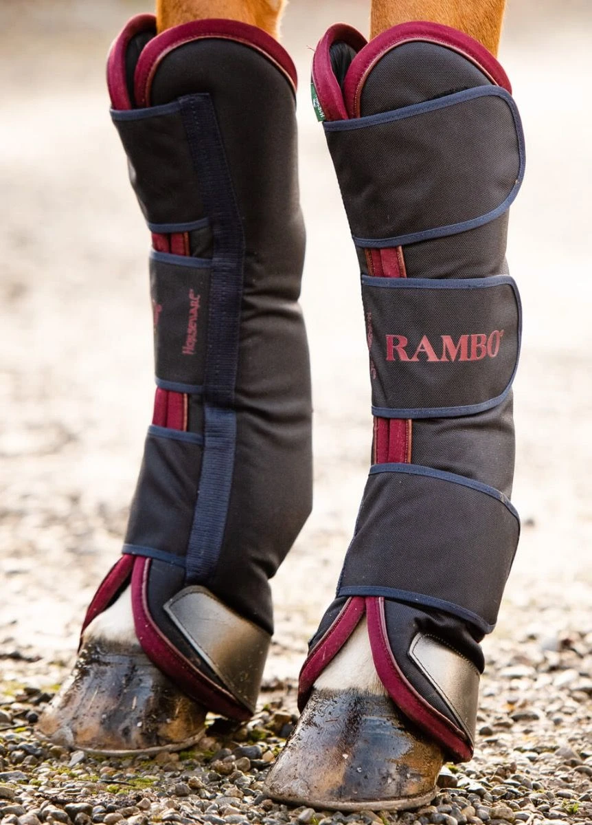 Rambo Travel Boots - Navy/Burgundy 3 Rambo Travel Boots - Navy/Burgundy