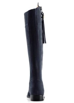 Fairfax & Favor Ladies Flat Regina Narrow Fit Suede Boot - Navy -Equestrian Supply Store reginanarrowflatnvy7rdy