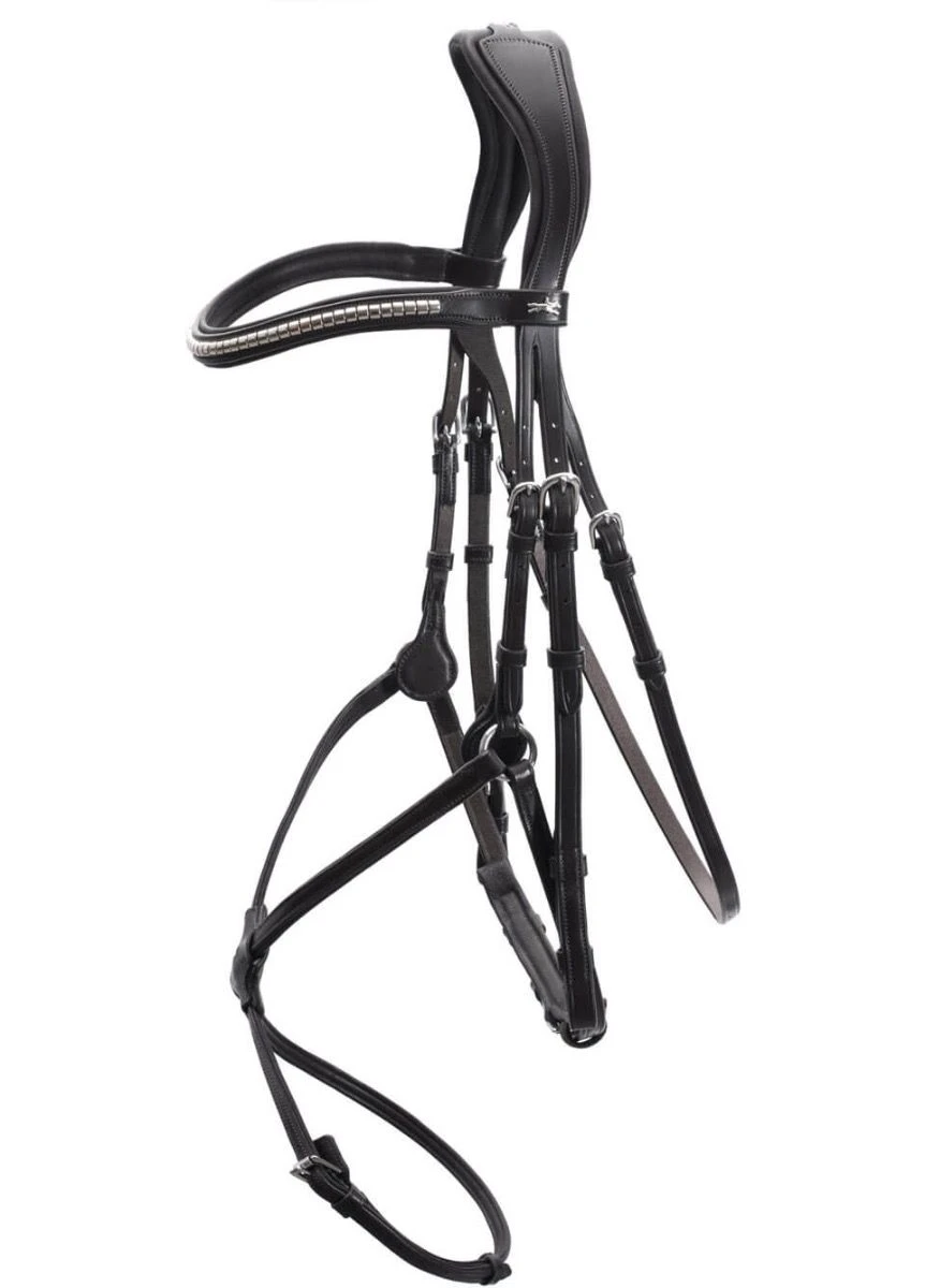 Schockemohle Rio Select Anatomical Bridle - Black 3 Schockemohle Rio Select Anatomical Bridle - Black