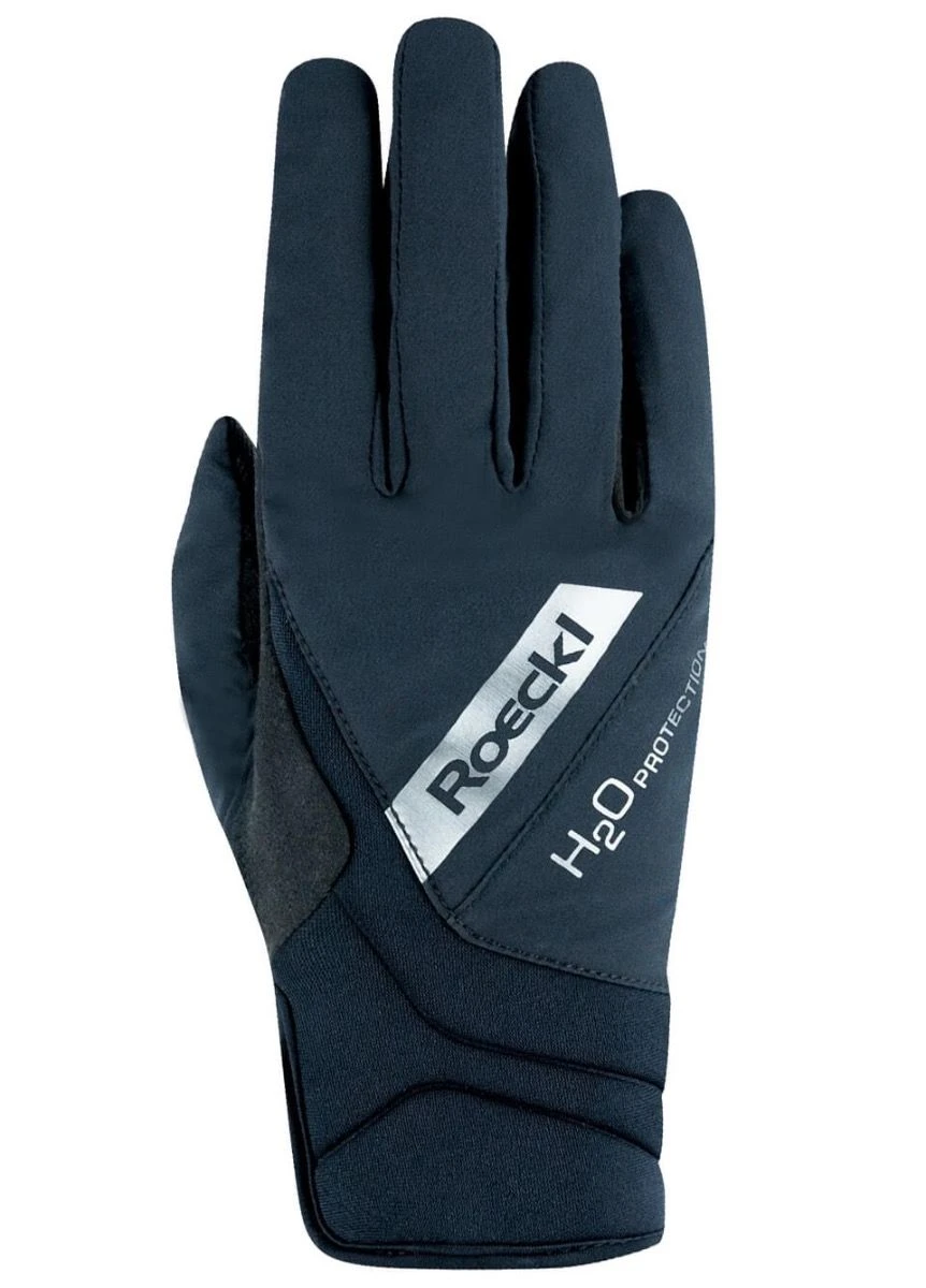 Roeckl Waregem Gloves - Black/Silver 3 Roeckl Waregem Gloves - Black/Silver