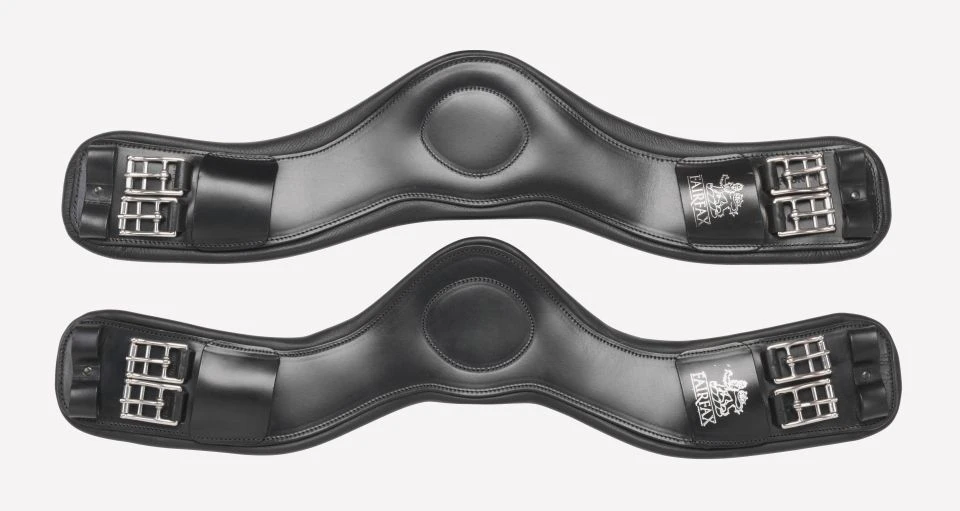 Fairfax Narrow Dressage Girth - Black 5 Fairfax Narrow Dressage Girth - Black - Image 3