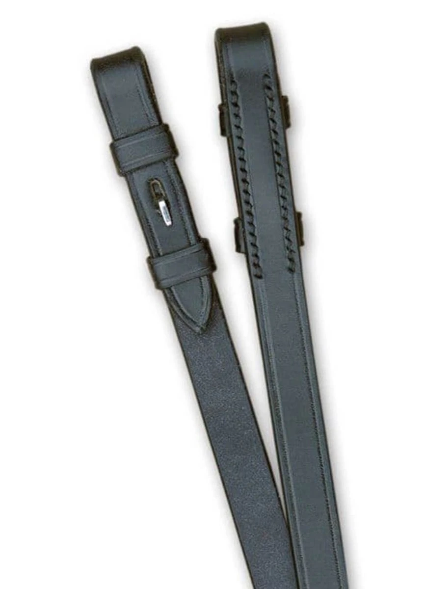 Sabre Rubber Reins - Black 3 Sabre Rubber Reins - Black